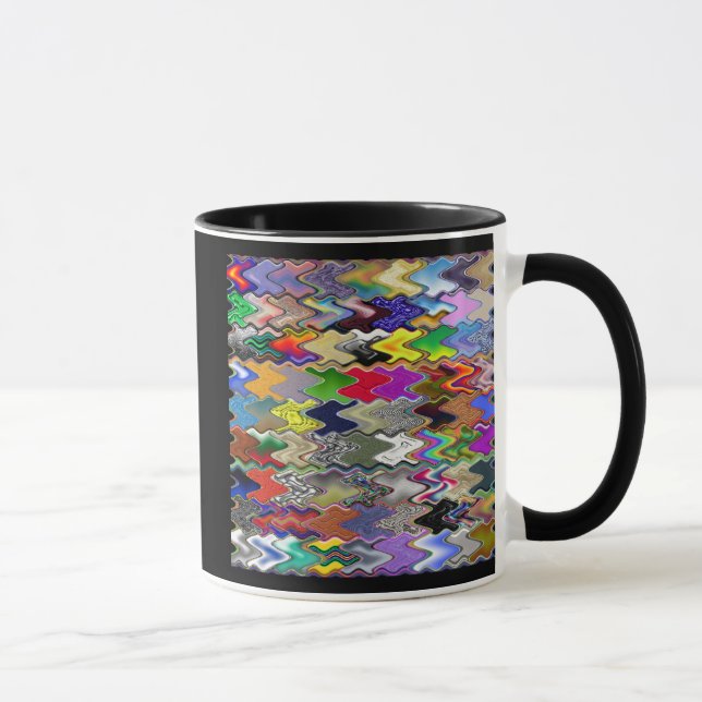 Abstract Colour Coffee Mug (Right)