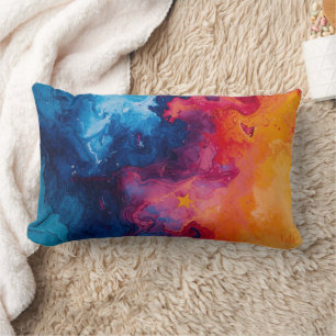 Abstract Colour Combination Throw Pillow