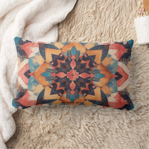 Abstract Colour Combination Throw Pillow