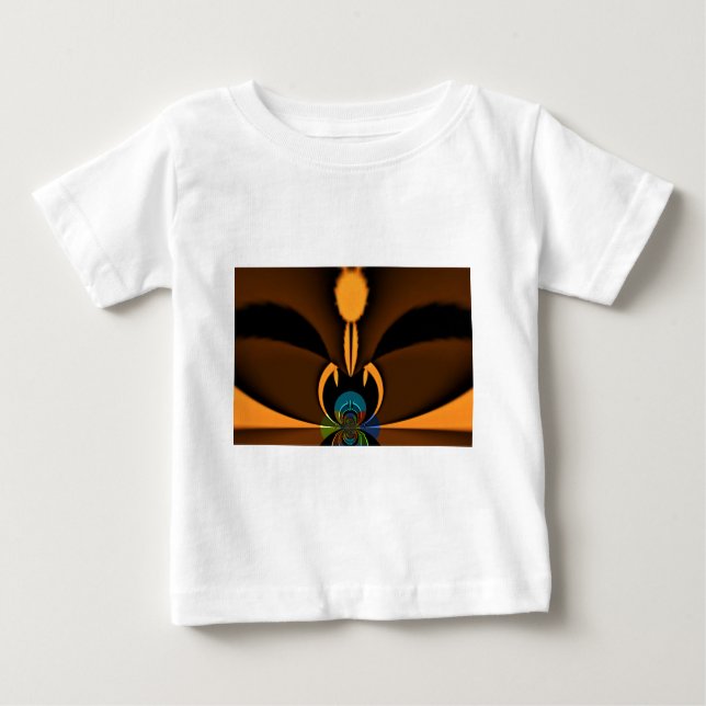 Abstract Colour Contrast Art Print Baby T-Shirt (Front)