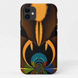 Abstract Colour Contrast Art Print iPhone 11 Case