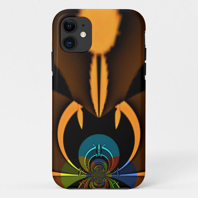 Abstract Colour Contrast Art Print Case-Mate iPhone Case (Back)