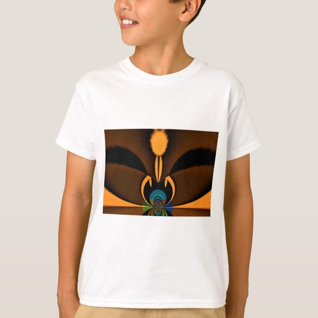 Abstract Colour Contrast Art Print T-Shirt (Front)