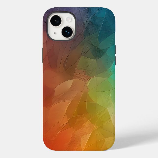 Abstract Colour flow in shapes Case-Mate iPhone Case (Back)