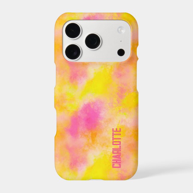 Abstract Colour Gradient Luminous Joy  add Name  (Back)