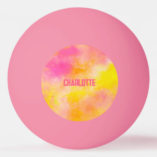 Abstract Colour Gradient Luminous Joy Ping Pong Ball