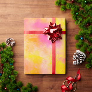 Abstract Colour Gradient Luminous Joy Wrapping Paper