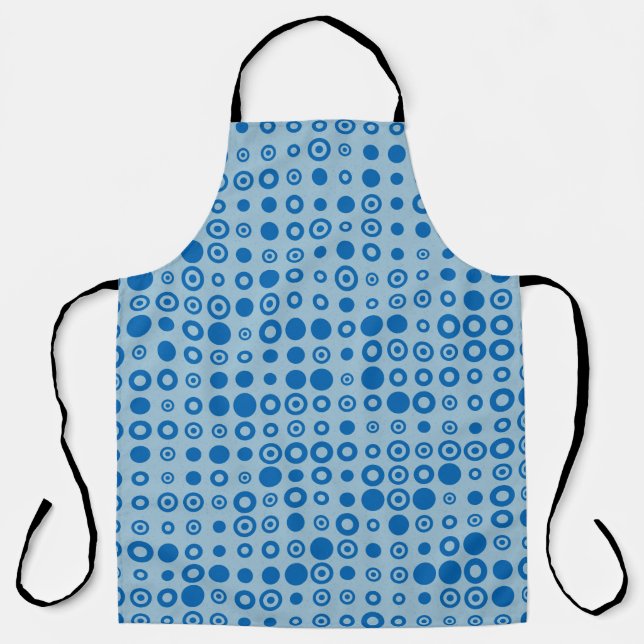 Abstract Colour Halftone Dots generative art backg Apron (Front)
