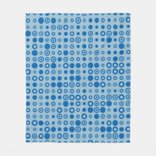 Abstract Colour Halftone Dots generative art backg Fleece Blanket