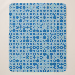 Abstract Colour Halftone Dots generative art backg Sherpa Blanket