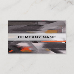 Abstract Colour Paint Brush Stroke #17 Business Card