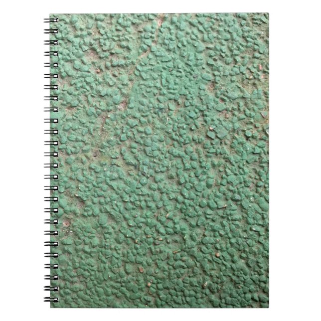 Abstract colour painted on concrete wall texture b notebook (Front)