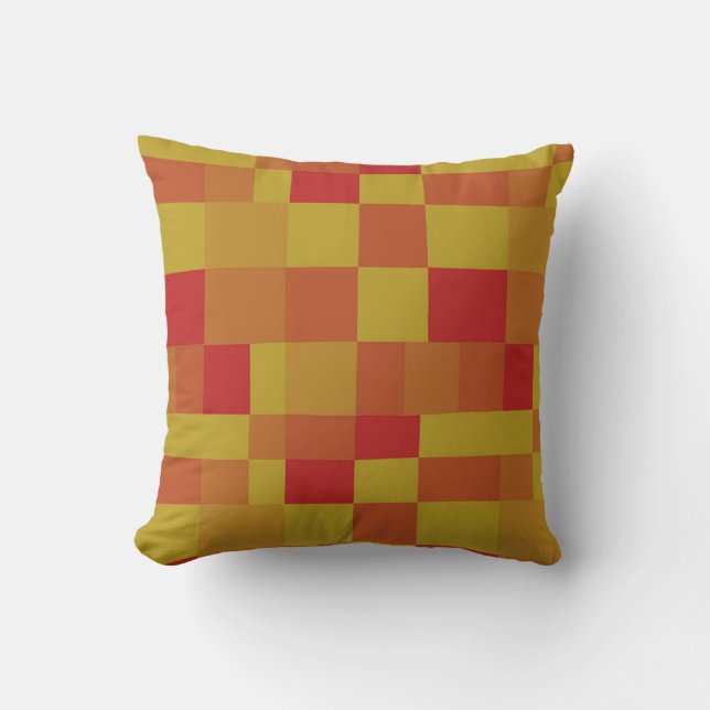 Abstract Colour Patchwork Pattern 280913 Cushion (Front)