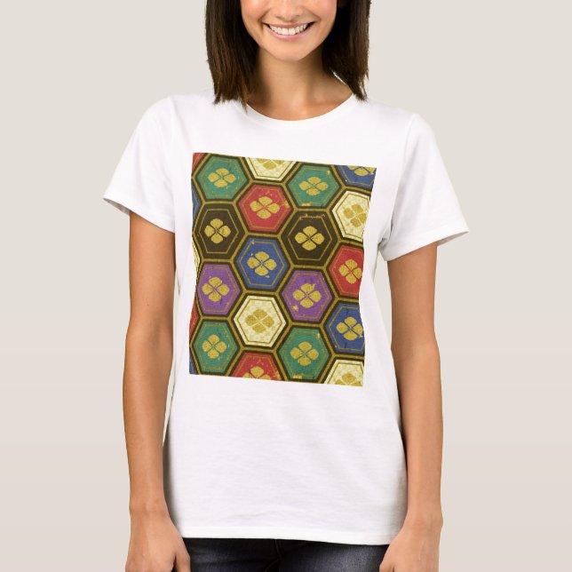 Abstract Colour Pattern 1 T-Shirt (Front)