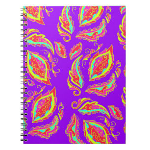 abstract,colour,pattern, indian,mandala,purple notebook