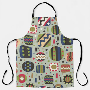 abstract colour pattern textiles, interior designl apron