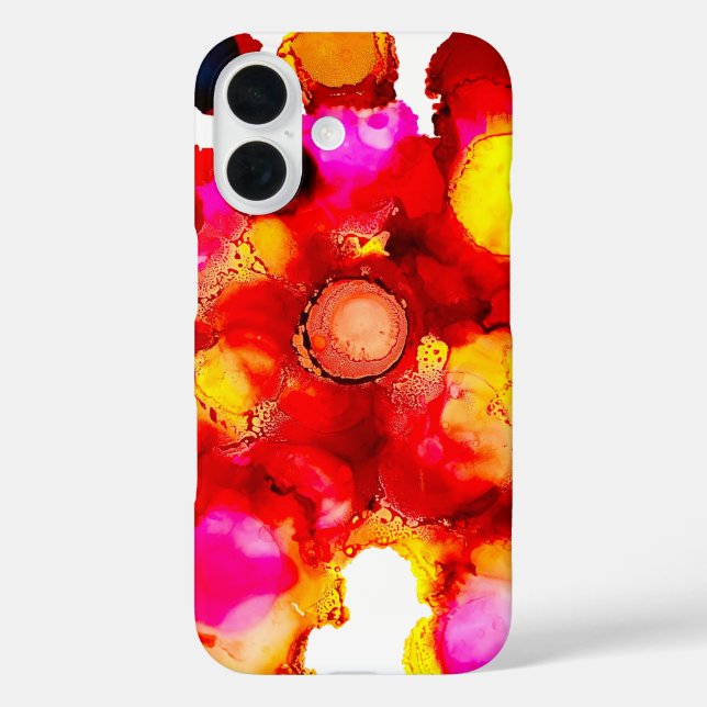 Abstract colour red and pink Case-Mate iPhone case (Back)