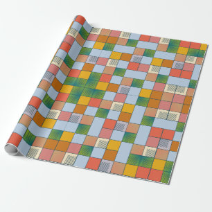 Abstract colour seamless pattern wrapping paper