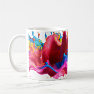 Abstract Colour Splash 11 oz Mug