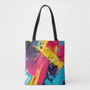 Abstract Colour Splash in Retro Comic Style (2) Tote Bag