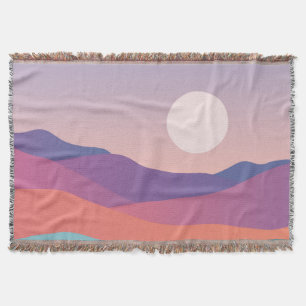 Abstract Colour splash Throw Blanket