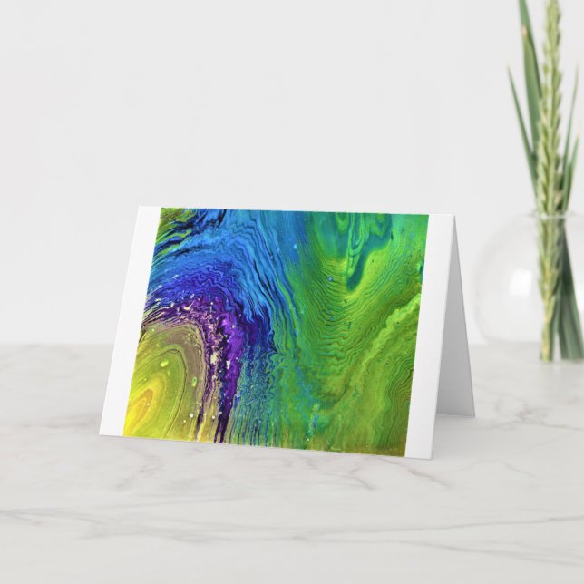 Abstract Colour Study 12, Card (Front)