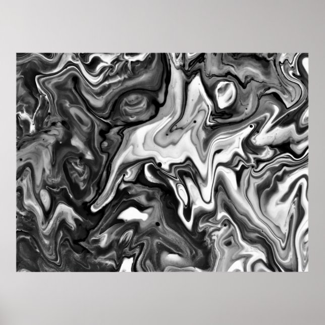 Abstract Colour Study 132 / Noir, Poster (Front)