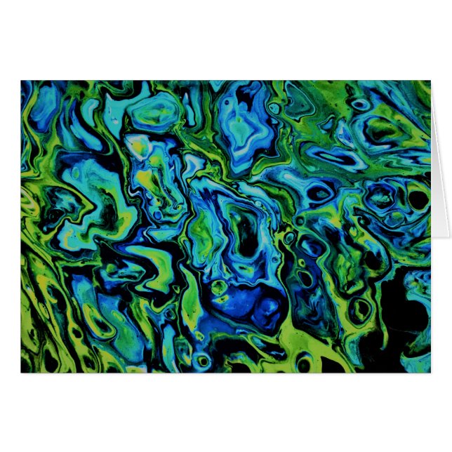 Abstract Colour Study 163, card (Front Horizontal)