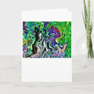 Abstract Colour Study 173 Card