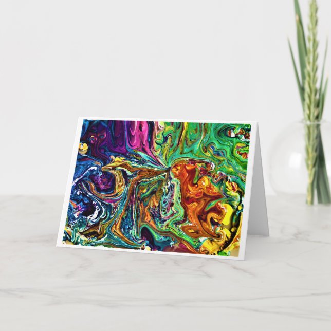 Abstract Colour Study 1, card (Front)