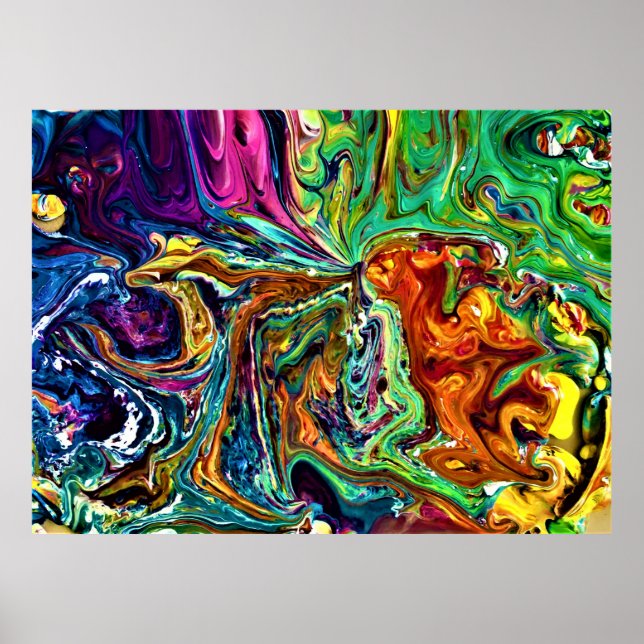 Abstract Colour Study 1, Poster (Front)