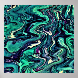 Abstract Colour Study 297, Poster