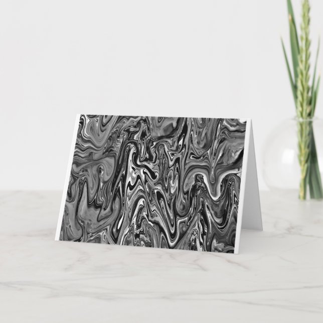 Abstract Colour Study 364 / Noir, Card (Front)