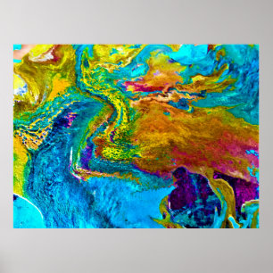 Abstract Colour Study 38, Poster