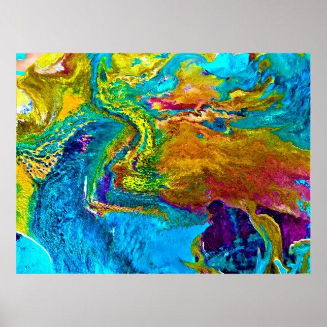 Abstract Colour Study 38, Poster (Front)