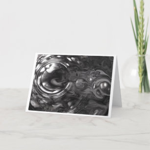 Abstract Colour Study 443 / Noir, Card