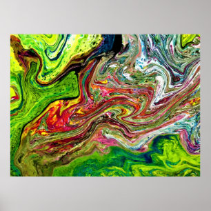 Abstract Colour Study 52, Poster