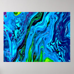 Abstract Colour Study 60, Poster