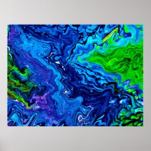 Abstract Colour Study 68, Poster