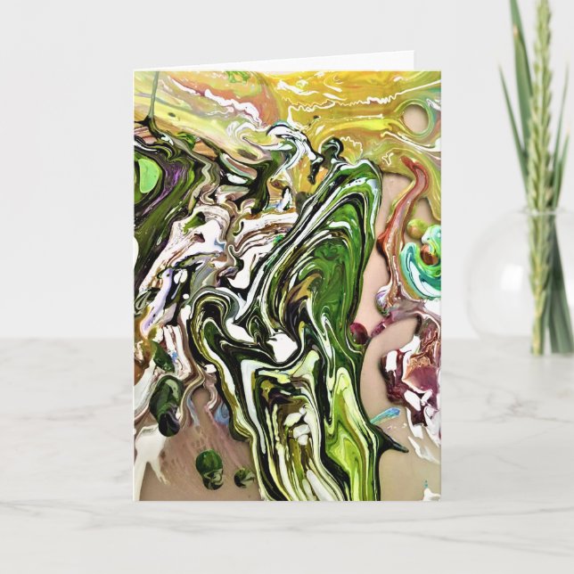 Abstract Colour Study 8, card (Front)