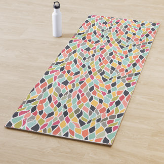 Abstract Colour Trendy Yoga Exercise Floor Mat