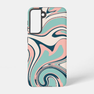 Abstract colour waves samsung galaxy case