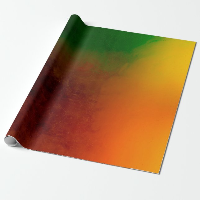 abstract coloured dust explosion on a black backgr wrapping paper (Unrolled)