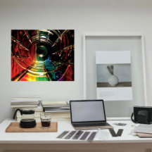 Abstract Coloured Pencil Rainbow