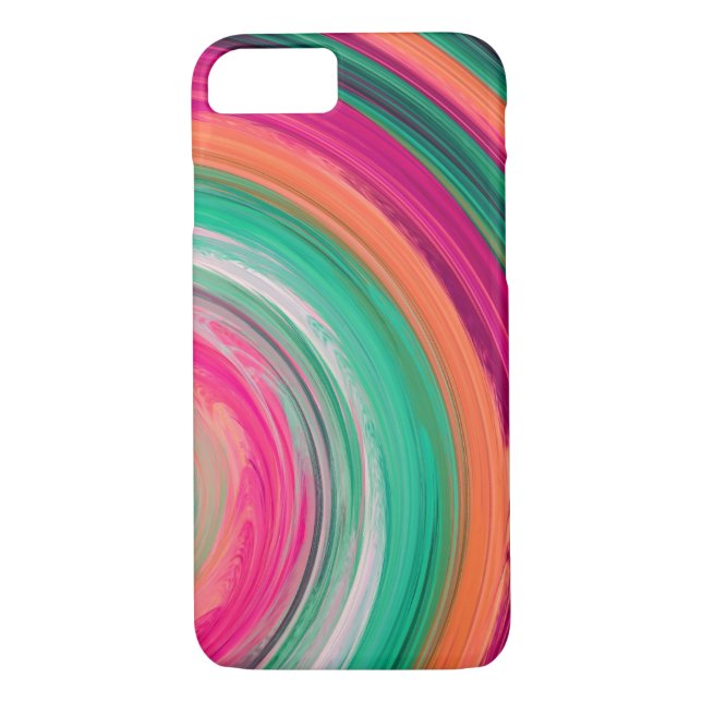 Abstract Coloured Twist Art Background #12 Case-Mate iPhone Case (Back)