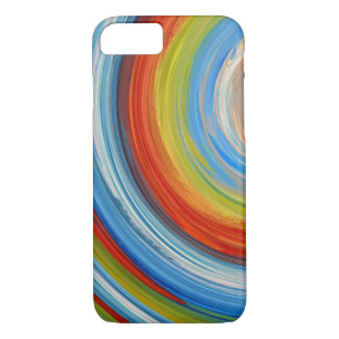 Abstract Coloured Twist Art Background #14 iPhone 8/7 Case