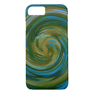 Abstract Coloured Twist Art Background #24 iPhone 8/7 Case