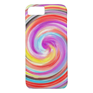 Abstract Coloured Twist Art Background #2 iPhone 8/7 Case