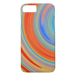 Abstract Coloured Twist Art Background #7 iPhone 8/7 Case