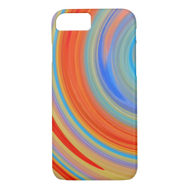Abstract Coloured Twist Art Background #7 Case-Mate iPhone Case (Back)